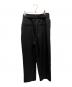 CLANE (クラネ) WAIST BELT DAD PANTS ブラック サイズ:1：8000円