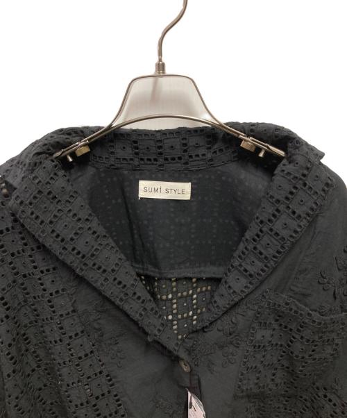SUM1 STYLE（スミスタイル）SUM1 STYLE (スミスタイル) 26SS 刺繍ジャケット ブラック サイズ:free 未使用品の古着・服飾アイテム