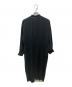 SUM1 STYLE (スミスタイル) 26SS ドルマンプリーツワンピース ブラック サイズ:ＦＲＥＥ：6000円