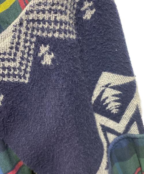 POLO RALPH LAUREN（ポロ・ラルフローレン）POLO RALPH LAUREN (ポロ・ラルフローレン) パッチワークシャツ レッド サイズ:Sの古着・服飾アイテム