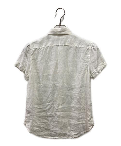 POLO RALPH LAUREN（ポロ・ラルフローレン）POLO RALPH LAUREN (ポロ・ラルフローレン) リネン半袖シャツ ホワイト サイズ:2の古着・服飾アイテム