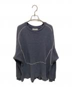 Cabaret Povalキャバレーポバール）の古着「Fabien Waffle Top」｜グレー