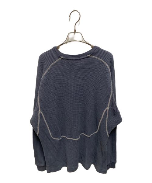 Cabaret Poval（キャバレーポバール）Cabaret Poval (キャバレーポバール) Fabien Waffle Top グレー サイズ:Mの古着・服飾アイテム