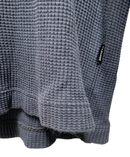 Cabaret Poval（キャバレーポバール）Cabaret Poval (キャバレーポバール) Fabien Waffle Top グレー サイズ:Mの古着・服飾アイテム