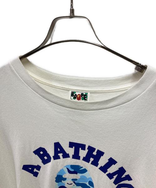 A BATHING APE（アベイシングエイプ）A BATHING APE (アベイシングエイプ) Tシャツ ホワイト サイズ:XLの古着・服飾アイテム