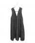 ELENDEEK (エレンディーク) TWEED DEEP V NECK OP グレー サイズ:2：8000円