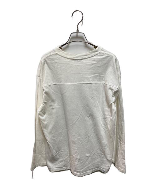 Hysteric Glamour（ヒステリックグラマー）Hysteric Glamour (ヒステリックグラマー) 69Vネック オーバーサイズTシャツ ホワイト サイズ:Mの古着・服飾アイテム