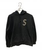 SUPREMEシュプリーム）の古着「S Logo Hooded Sweatshirt SWAROVSKI」｜ブラック