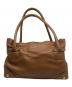 DOLCE & GABBANA (ドルチェ＆ガッバーナ) レザーハンドバッグ ブラウン：20000円
