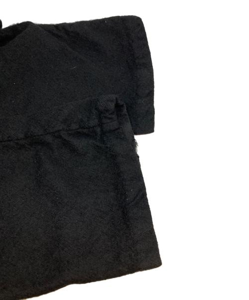 COMME des GARCONS HOMME（コムデギャルソン オム）COMME des GARCONS HOMME (コムデギャルソン オム) ウール縮絨カーゴパンツ ブラック サイズ:Lの古着・服飾アイテム