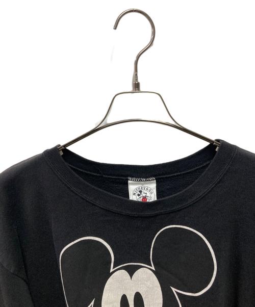 MICKEY&CO（ミッキーアンドコウ）MICKEY&CO (ミッキーアンドコウ) 90's 青パンお座りミッキースウェット ブラック サイズ:サイズ詳細参照の古着・服飾アイテム