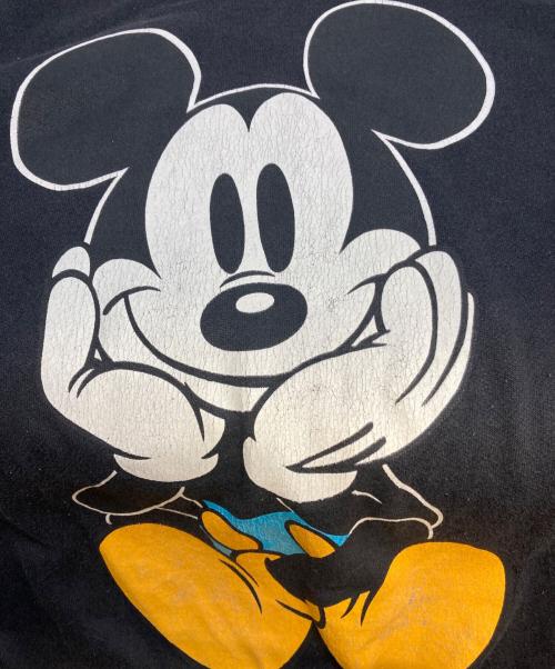 MICKEY&CO（ミッキーアンドコウ）MICKEY&CO (ミッキーアンドコウ) 90's 青パンお座りミッキースウェット ブラック サイズ:サイズ詳細参照の古着・服飾アイテム