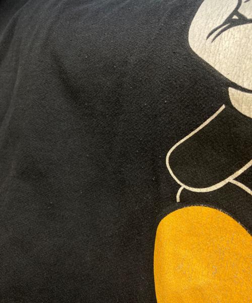 MICKEY&CO（ミッキーアンドコウ）MICKEY&CO (ミッキーアンドコウ) 90's 青パンお座りミッキースウェット ブラック サイズ:サイズ詳細参照の古着・服飾アイテム
