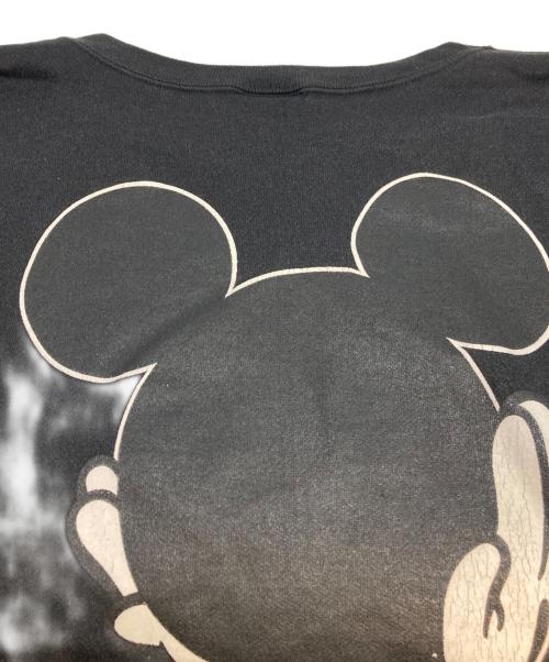 MICKEY&CO（ミッキーアンドコウ）MICKEY&CO (ミッキーアンドコウ) 90's 青パンお座りミッキースウェット ブラック サイズ:サイズ詳細参照の古着・服飾アイテム