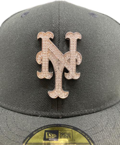 New Era（ニューエラ）New Era (ニューエラ) ラインストーンキャップ ブラック サイズ:7 1/2 59.6cmの古着・服飾アイテム