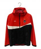 F.C.R.B.×Coca Colaエフシーレアルブリストル×コカコーラ）の古着「Warm Up JACKET」｜レッド×ブラック