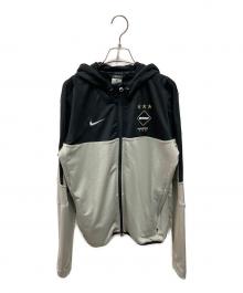 NIKE×F.C.R.B.（ナイキ×エフシーレアルブリストル）の古着「DRI-FIT KNIT FZ HOODY」｜ブラック×グレー
