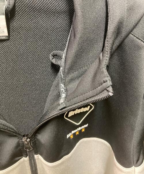 NIKE（ナイキ）NIKE (ナイキ) F.C.R.B. (エフシーレアルブリストル) DRI-FIT KNIT FZ HOODY ブラック×グレー サイズ:Sの古着・服飾アイテム