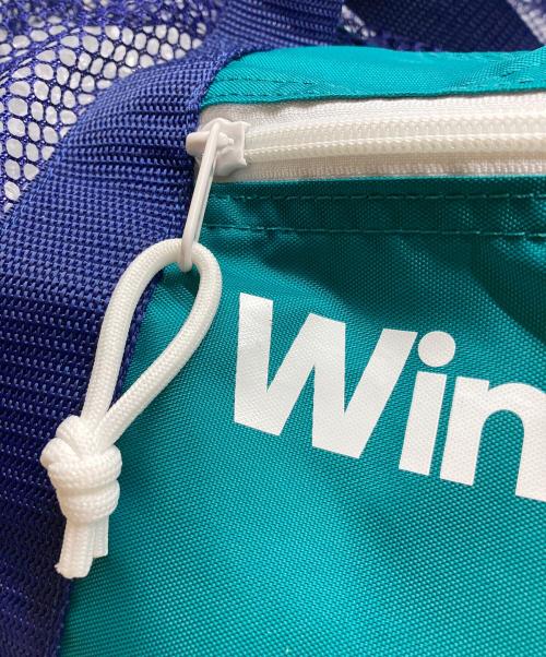 WIND AND SEA（ウィンダンシー）WIND AND SEA (ウィンダンシー) MESH BAG ブルーの古着・服飾アイテム