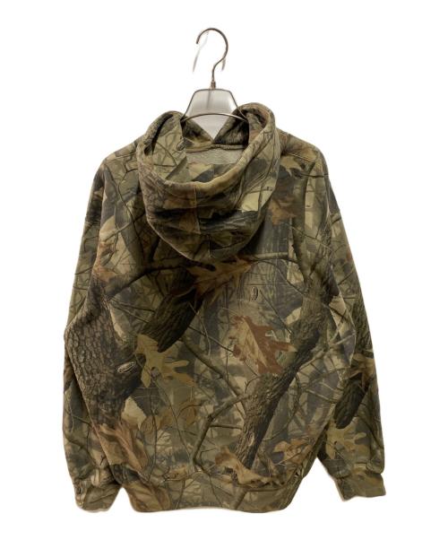 SUPREME（シュプリーム）SUPREME (シュプリーム) Small Box Drawcord Hooded Sweatshirt オリーブ サイズ:Mの古着・服飾アイテム