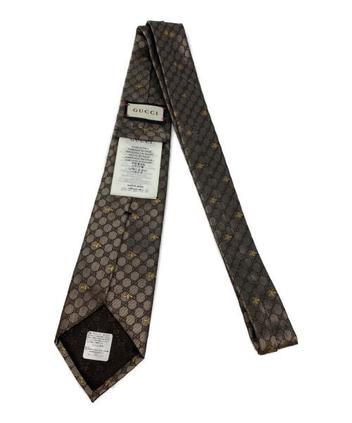 GUCCI（グッチ）GUCCI (グッチ) ネクタイ ベージュ サイズ:サイズ詳細参照の古着・服飾アイテム