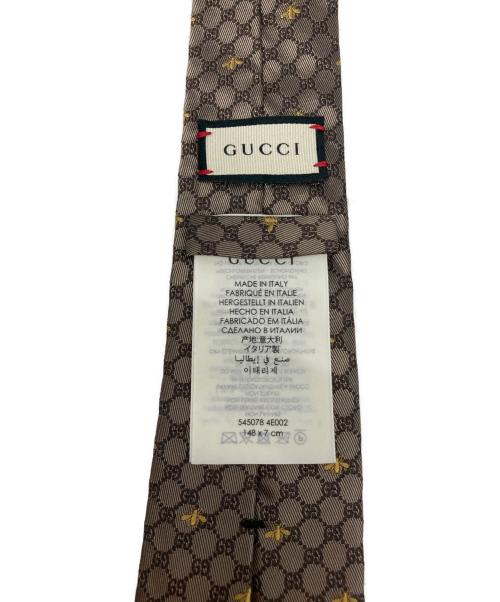 GUCCI（グッチ）GUCCI (グッチ) ネクタイ ベージュ サイズ:サイズ詳細参照の古着・服飾アイテム
