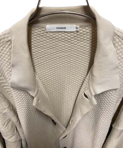 yashiki（ヤシキ）yashiki (ヤシキ) Hoshikuzu Collar Cardigan アイボリー サイズ:Mの古着・服飾アイテム