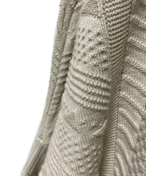 yashiki（ヤシキ）yashiki (ヤシキ) Hoshikuzu Collar Cardigan アイボリー サイズ:Mの古着・服飾アイテム