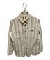 NIGEL CABOURN LYBRO（ナイジェルケーボン ライブロ）の古着「ARCTIC SHIRT COTTON STRIP」｜アイボリー