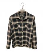 SCHOTT BROS.ショット）の古着「オンブレチェックシャツ」｜ブラック