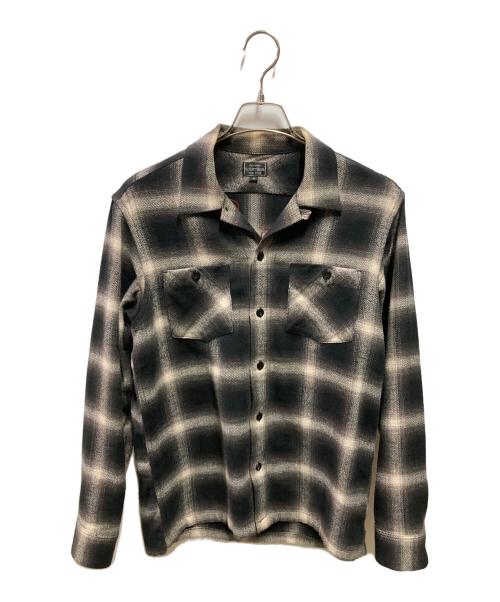 SCHOTT BROS.（ショット）SCHOTT BROS. (ショット) オンブレチェックシャツ ブラック サイズ:Sの古着・服飾アイテム