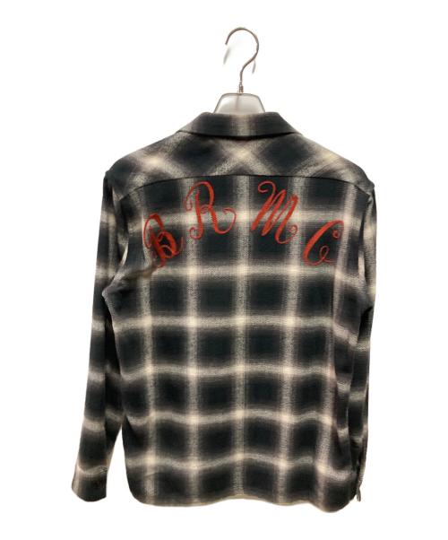 SCHOTT BROS.（ショット）SCHOTT BROS. (ショット) オンブレチェックシャツ ブラック サイズ:Sの古着・服飾アイテム