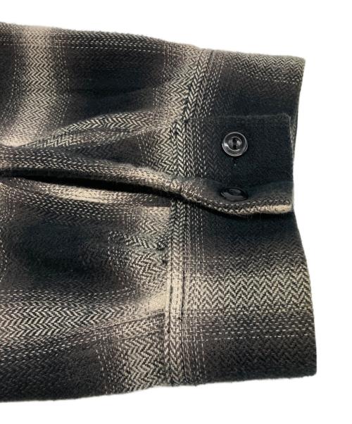 SCHOTT BROS.（ショット）SCHOTT BROS. (ショット) オンブレチェックシャツ ブラック サイズ:Sの古着・服飾アイテム