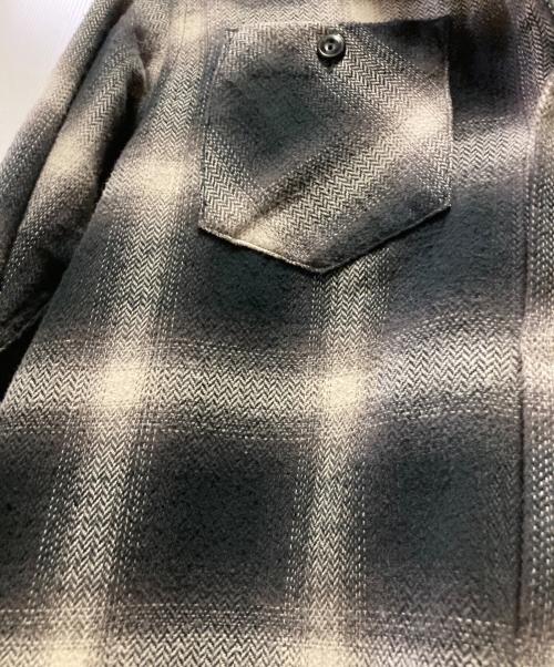 SCHOTT BROS.（ショット）SCHOTT BROS. (ショット) オンブレチェックシャツ ブラック サイズ:Sの古着・服飾アイテム