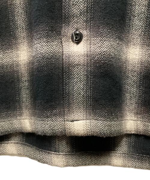 SCHOTT BROS.（ショット）SCHOTT BROS. (ショット) オンブレチェックシャツ ブラック サイズ:Sの古着・服飾アイテム