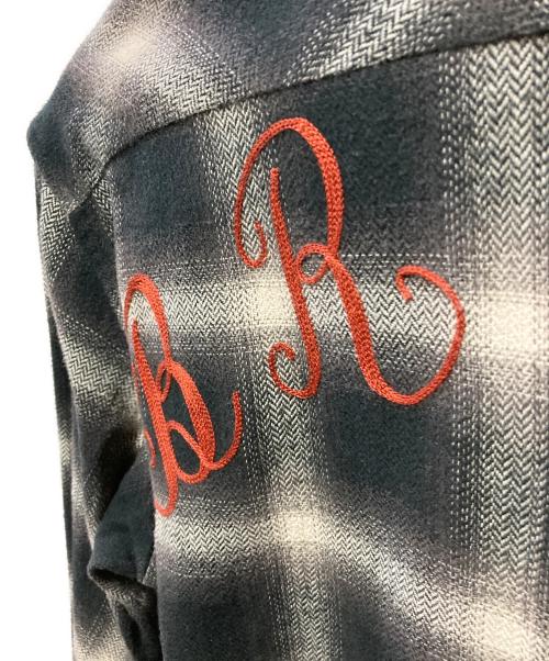 SCHOTT BROS.（ショット）SCHOTT BROS. (ショット) オンブレチェックシャツ ブラック サイズ:Sの古着・服飾アイテム