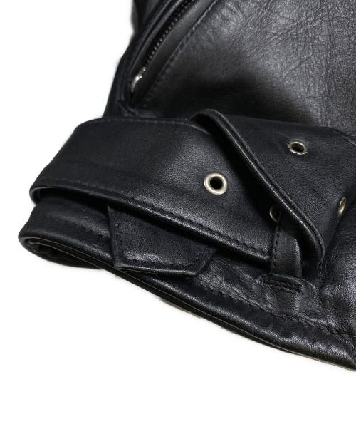 SCHOTT BROS.（ショットブロス）SCHOTT BROS. (ショットブロス) ROSIE ONE STAR RIDERS LEATHER JACKET 100th YEAR ブラック サイズ:38の古着・服飾アイテム