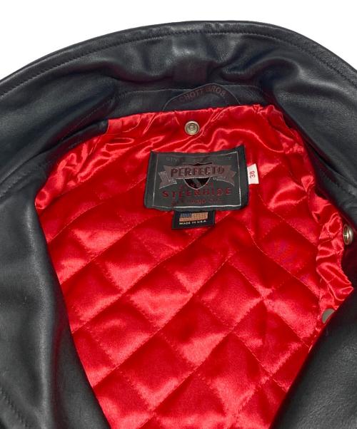 SCHOTT BROS.（ショットブロス）SCHOTT BROS. (ショットブロス) ROSIE ONE STAR RIDERS LEATHER JACKET 100th YEAR ブラック サイズ:38の古着・服飾アイテム