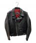 SCHOTT BROS.（ショットブロス）の古着「ROSIE ONE STAR RIDERS LEATHER JACKET 100th YEAR」｜ブラック