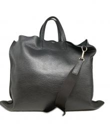 blancle JAPAN（ブランクレ ジャパン）の古着「2wayフラットトートバッグ」｜ブラック