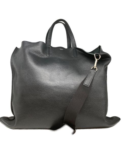 blancle JAPAN（ブランクレ ジャパン）blancle JAPAN (ブランクレ ジャパン) 2wayフラットトートバッグ ブラックの古着・服飾アイテム