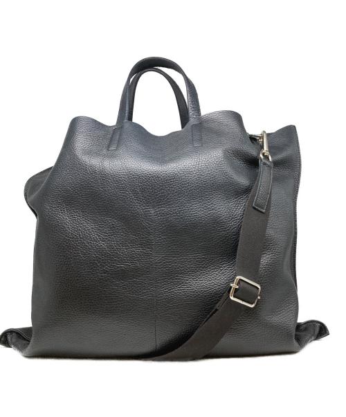 blancle JAPAN（ブランクレ ジャパン）blancle JAPAN (ブランクレ ジャパン) 2wayフラットトートバッグ ブラックの古着・服飾アイテム