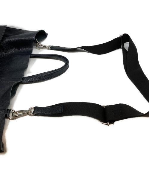 blancle JAPAN（ブランクレ ジャパン）blancle JAPAN (ブランクレ ジャパン) 2wayフラットトートバッグ ブラックの古着・服飾アイテム