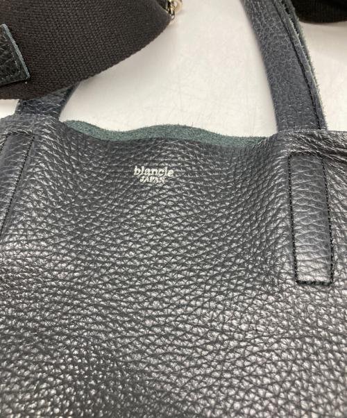blancle JAPAN（ブランクレ ジャパン）blancle JAPAN (ブランクレ ジャパン) 2wayフラットトートバッグ ブラックの古着・服飾アイテム