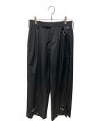 Tammeタム）の古着「D WIDE SLACKS」｜ブラック