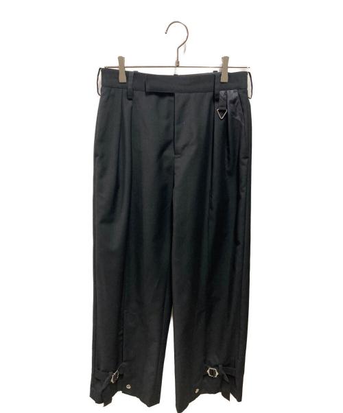 Tamme（タム）Tamme (タム) D WIDE SLACKS ブラック サイズ:1の古着・服飾アイテム