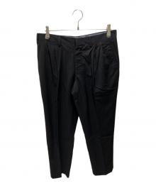 HERNO（ヘルノ）の古着「2タックスラックス」｜ブラック