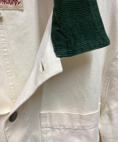 stussy（ステューシー）stussy (ステューシー) Cord Collar Canvas Chore ホワイト サイズ:Ｓの古着・服飾アイテム