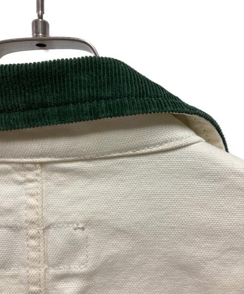 stussy（ステューシー）stussy (ステューシー) Cord Collar Canvas Chore ホワイト サイズ:Ｓの古着・服飾アイテム