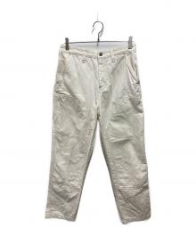 stussy（ステューシー）の古着「Canvas workwear trousers」｜ホワイト